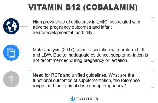 Snapshot of comprehensive review of one of the many micronutrients reviewed.